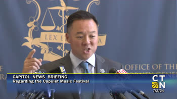 Click to Launch Capitol News Briefing with Attorney General Tong on Capulet Music Festival